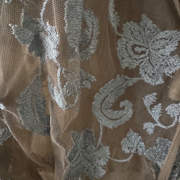Beautiful embroidered sheer bodysuit by Free People. Sz is small - Picture 5 of 6